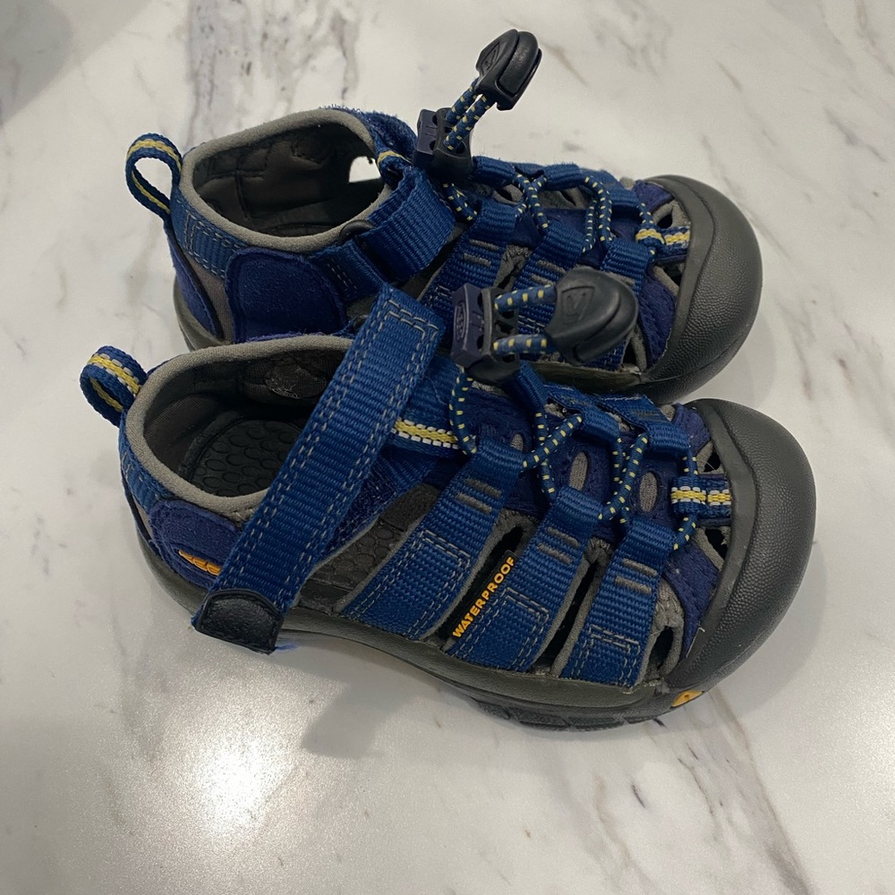 Keen Baby/Toddler Navy and Gray Adventure Sandals